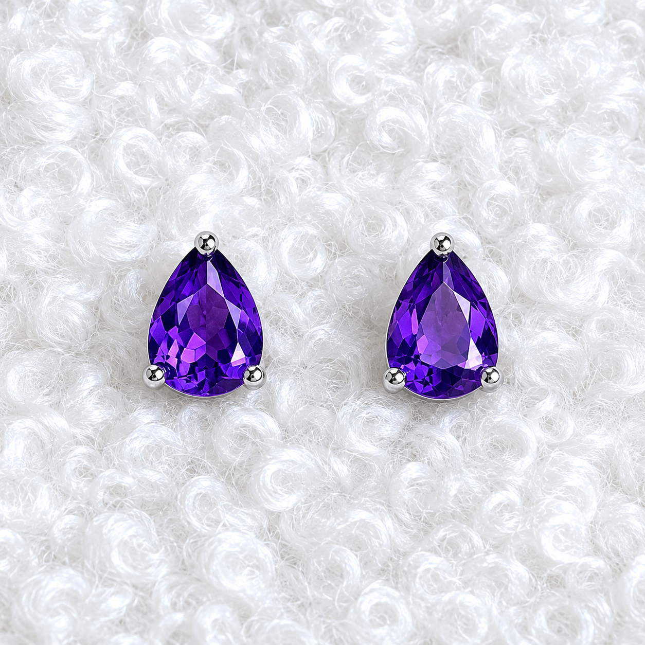 Teardrop Stud Earrings