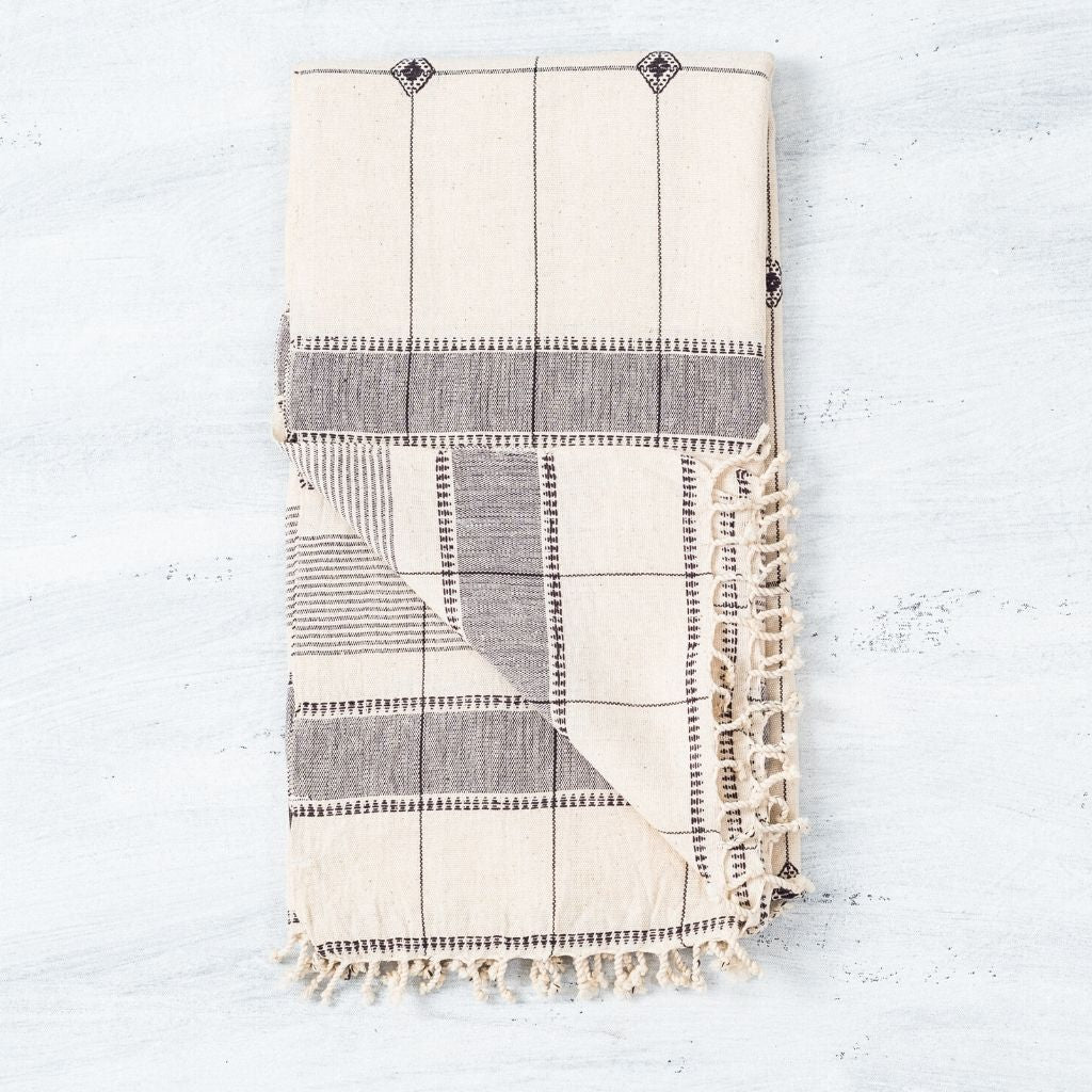 Mool Handwoven King Size Organic Cotton Bedspread