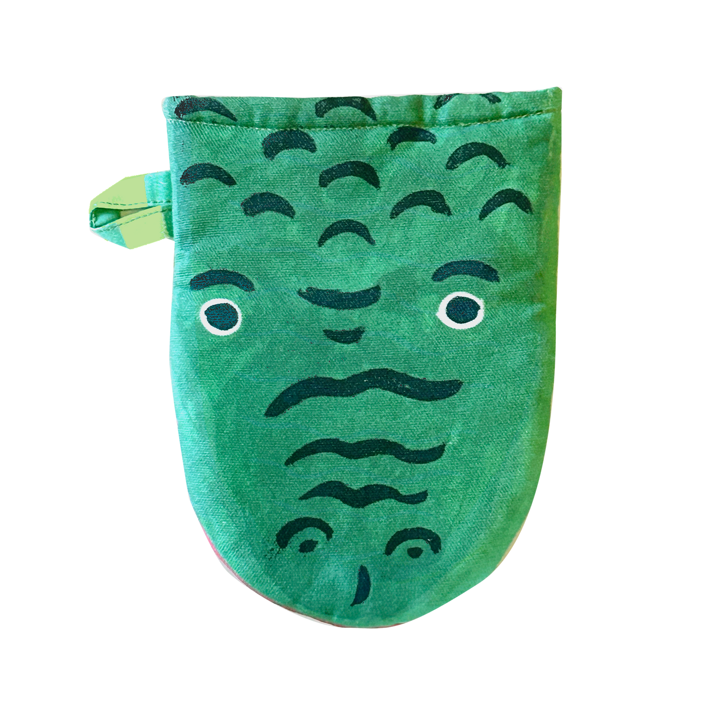 Organic Cotton Alligator Oven Mitt