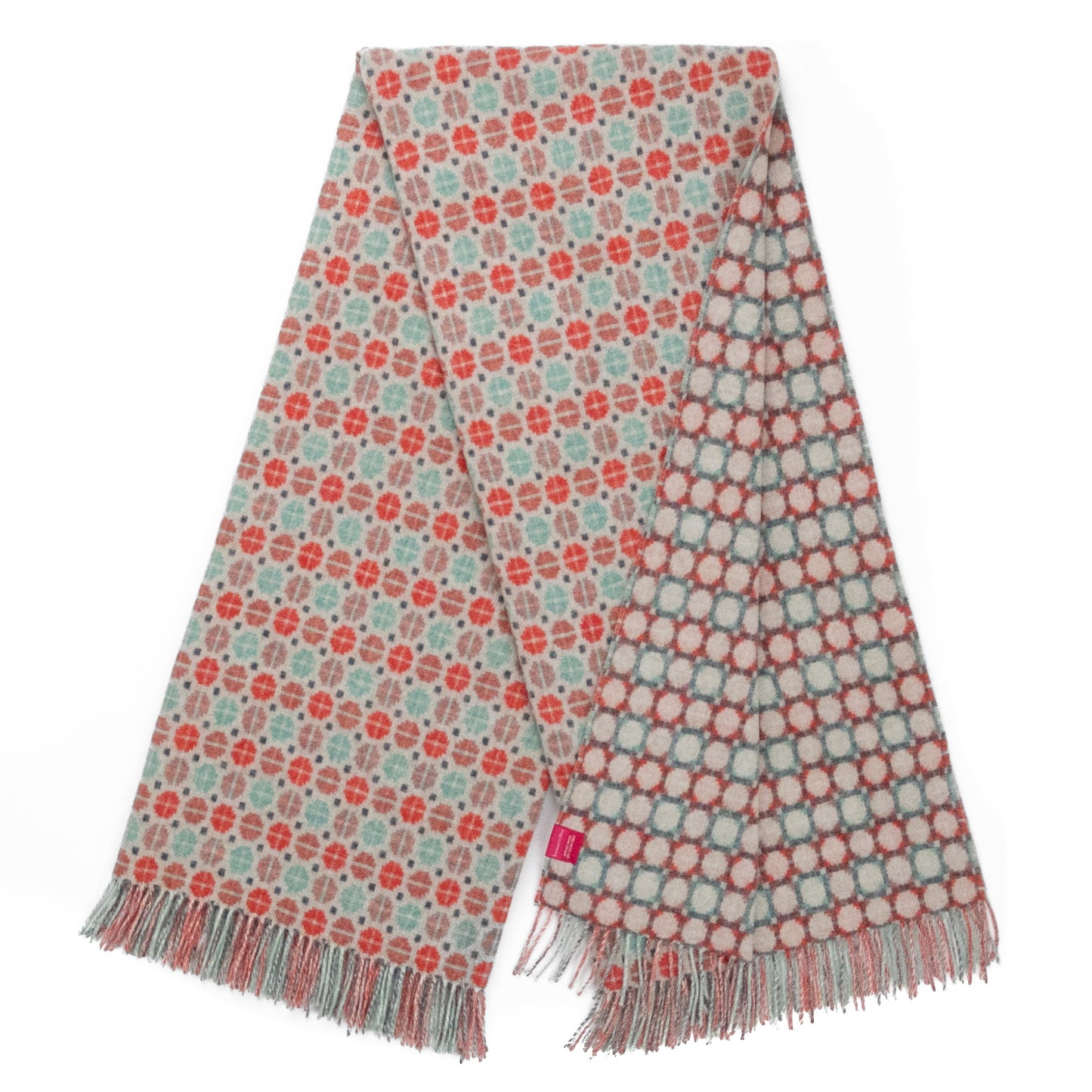 Southampton Home Merino Wool Medallion - Melon