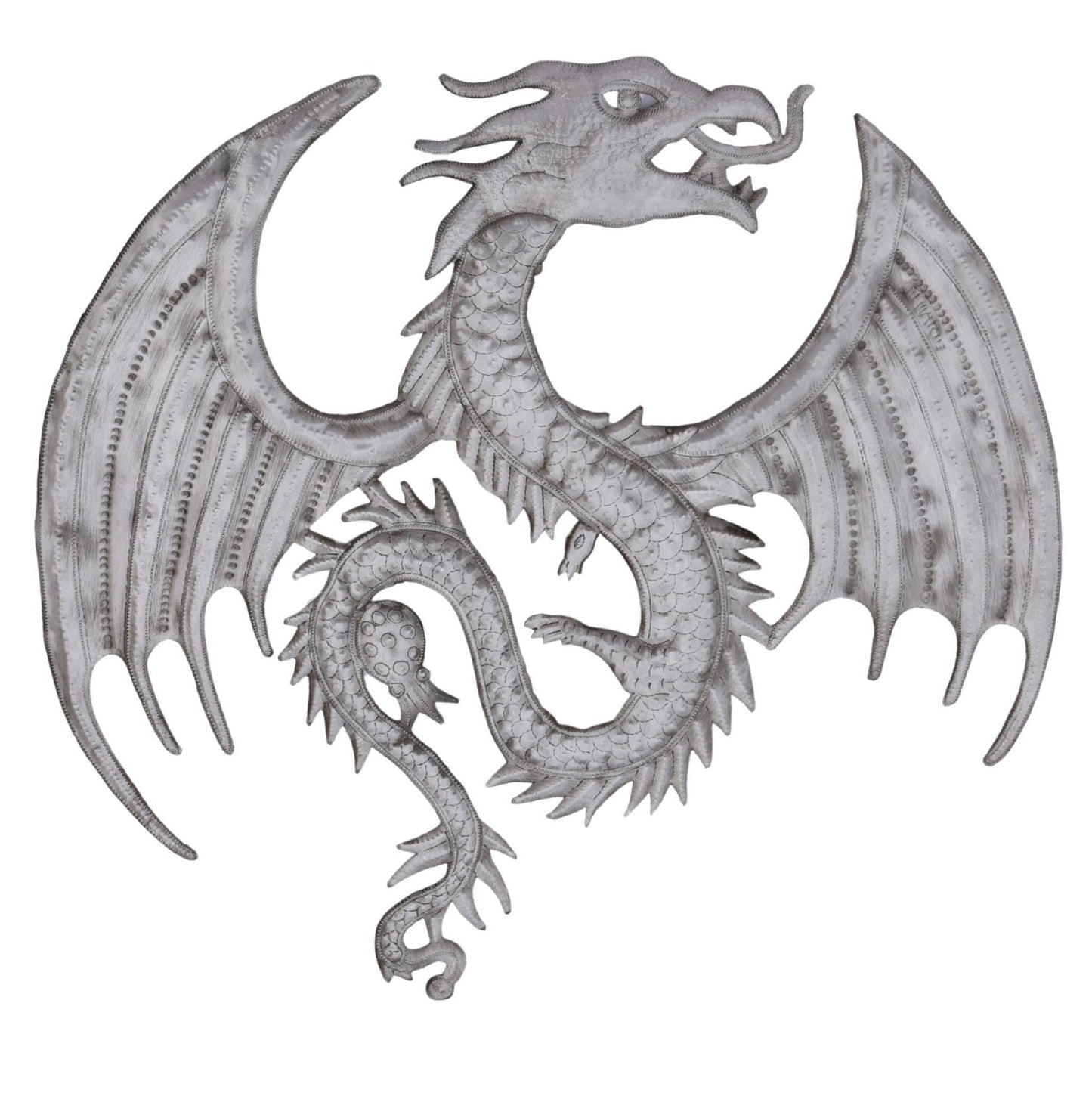 Handmade Haitian Metal Dragon Wall Art – Fair Trade Recycled