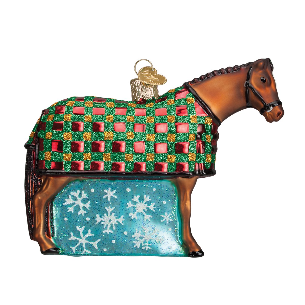 Snowflake Horse Christmas Ornament (Gift Boxed)