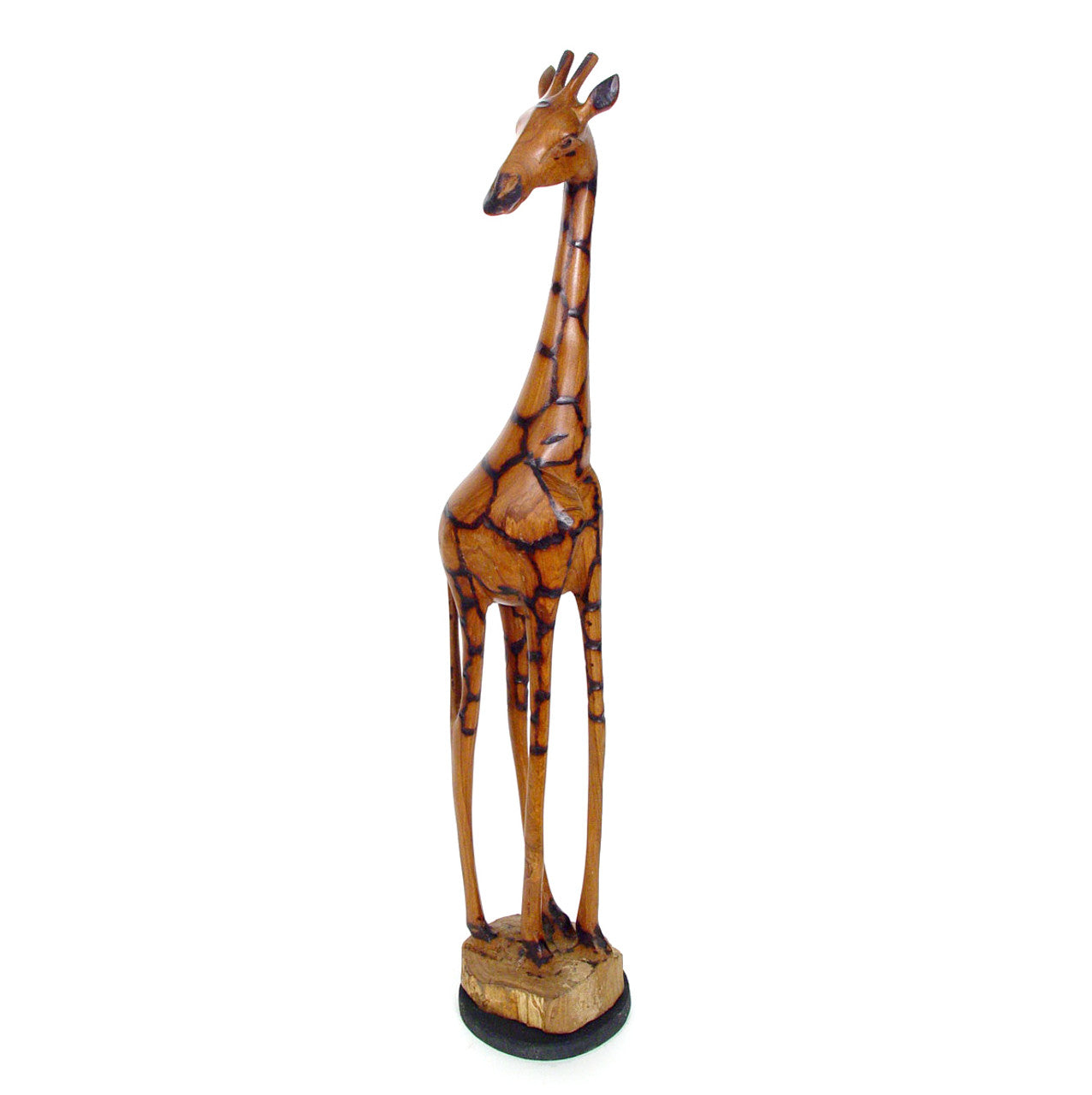 24" Olivewood Giraffe