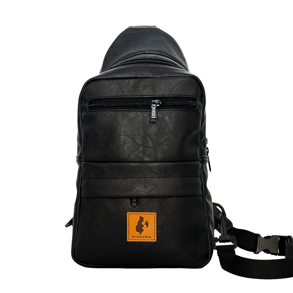 Vegan Leather Crossbody Bag for Women | Umoja Large Sling Bag for Men