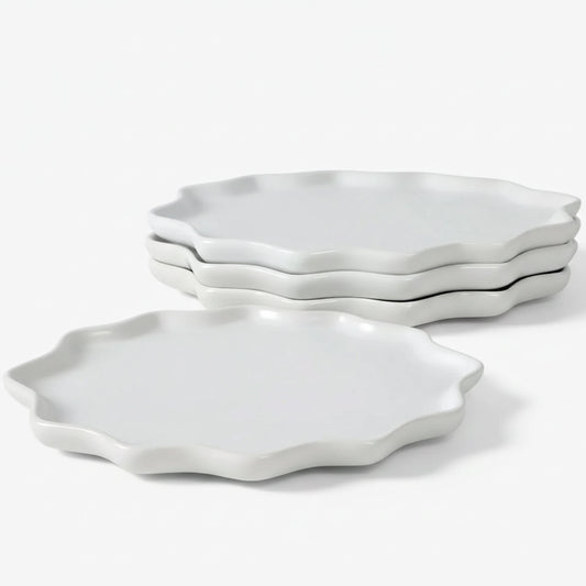 BosilunLife Bring Nature Inside Dinner Plate Recycled Eco-Clay 4-pcs set
