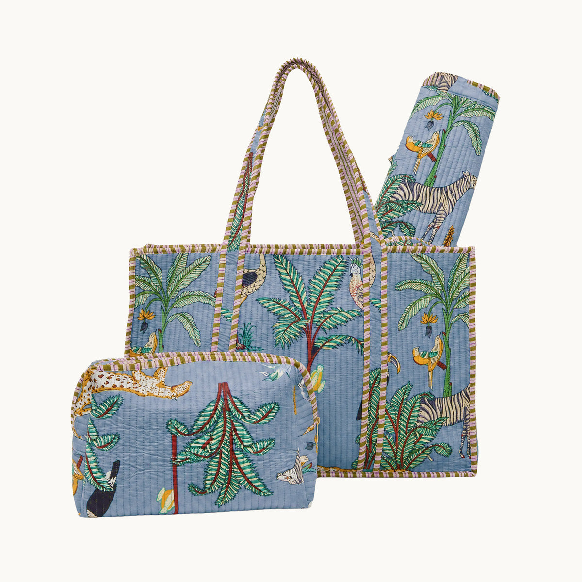 Jungle Mahjong bag set