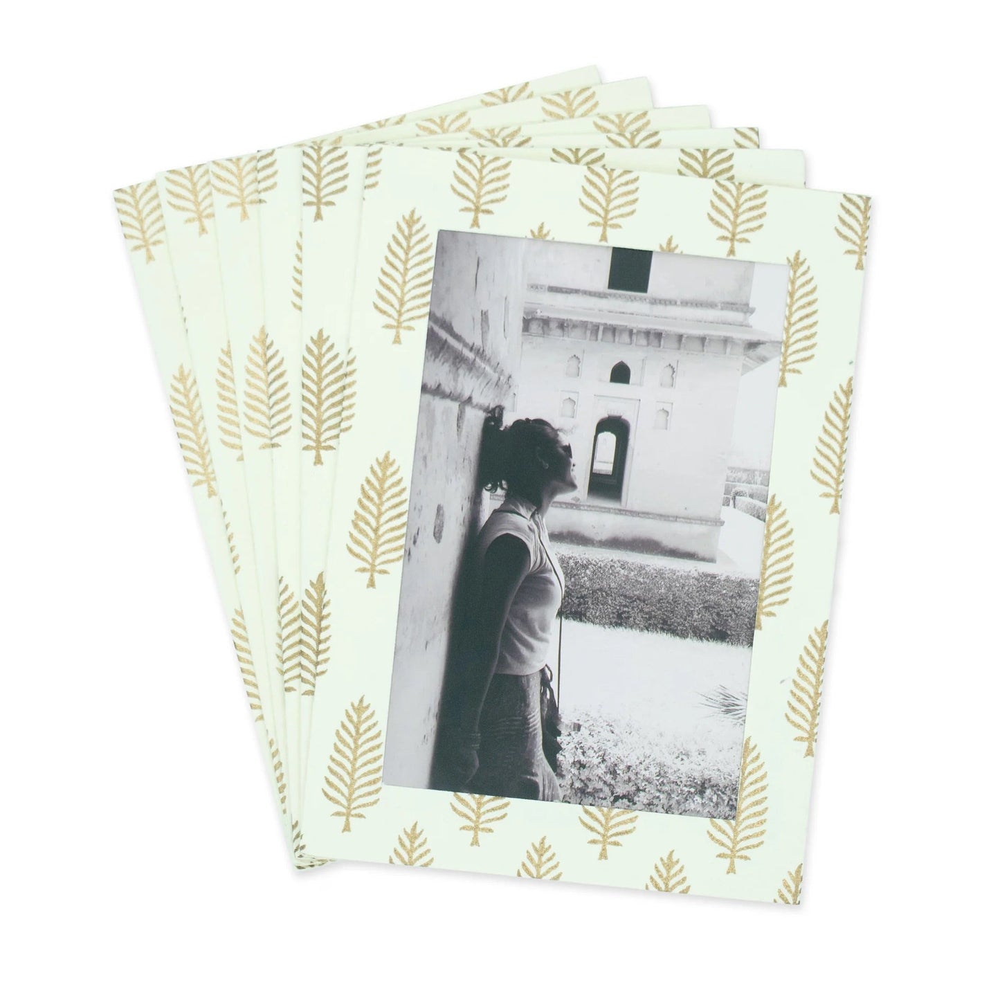 Photo Note Cards | Tree-Free Paper | Handmade | Fair Trade | GOLDEN LEAF