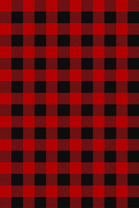 Buffalo Plaid Red & Black