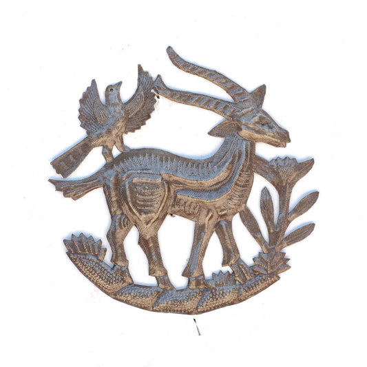 Antelope, Upcycled, Limited Edition Fair Trade 11x12in