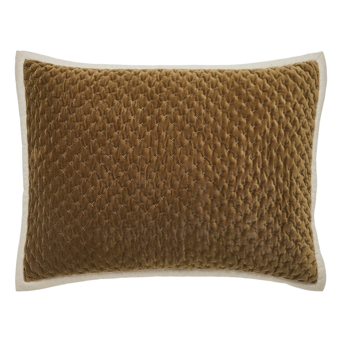 Maui Cross Stitch Velvet Quilt Sham