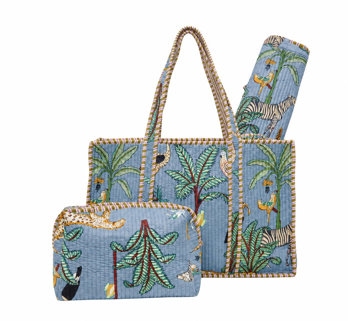 Jungle Mahjong bag set
