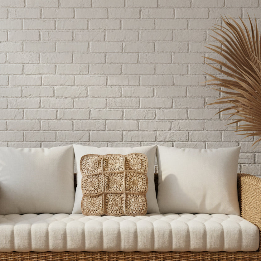 Raffia Cushion