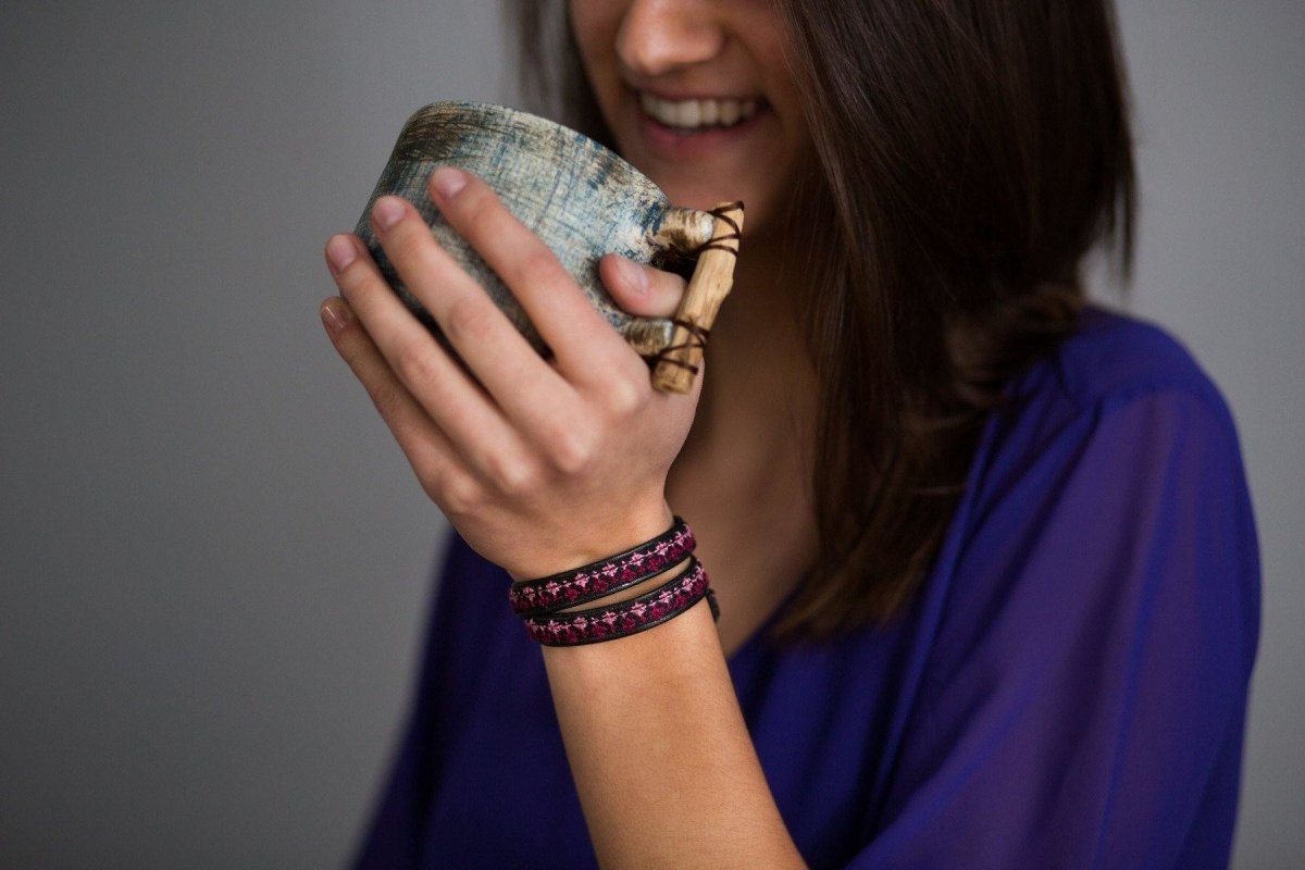Rana Choker / Wrap Bracelet - Teal