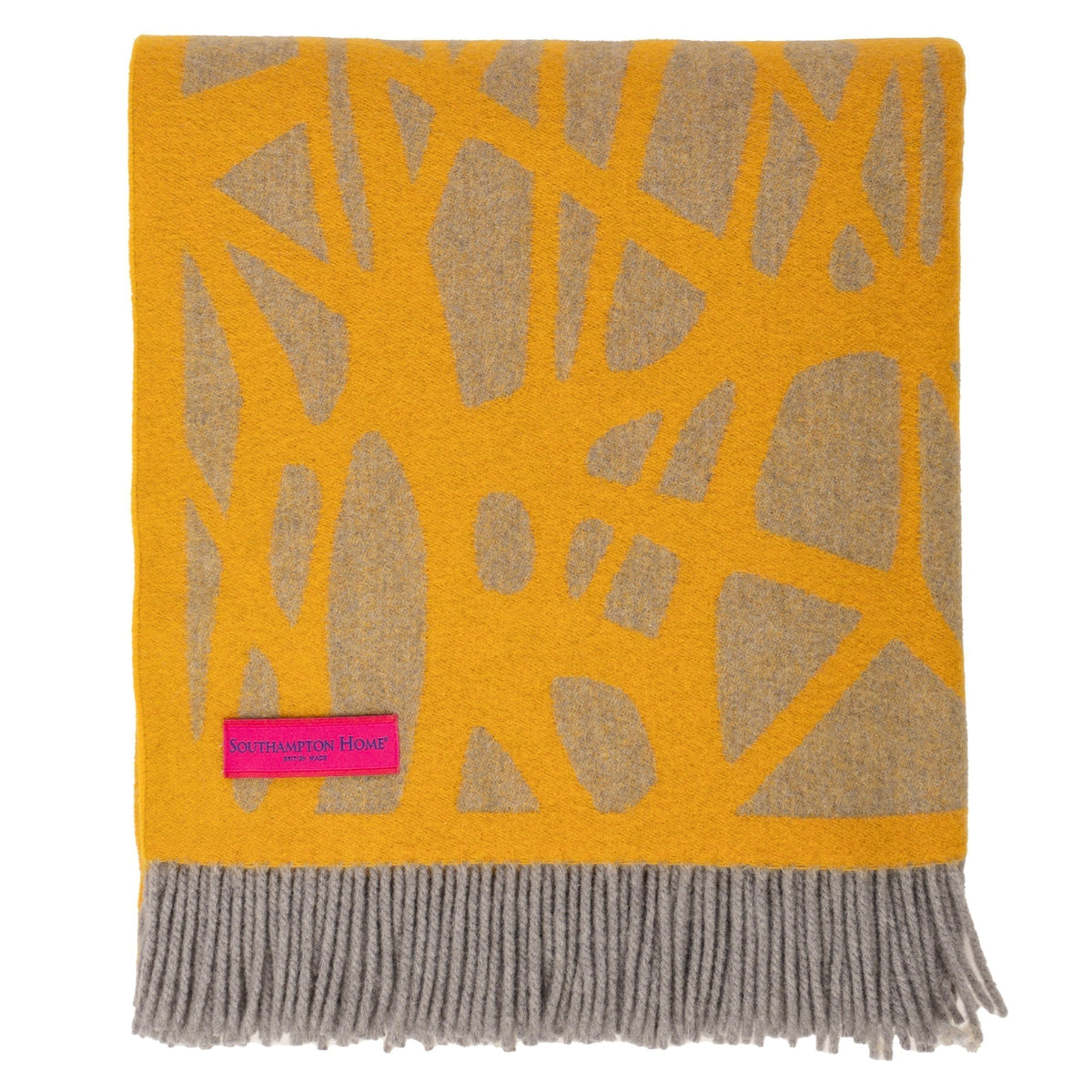 Southampton Home Monarch Merino Fleece Throw - Gold