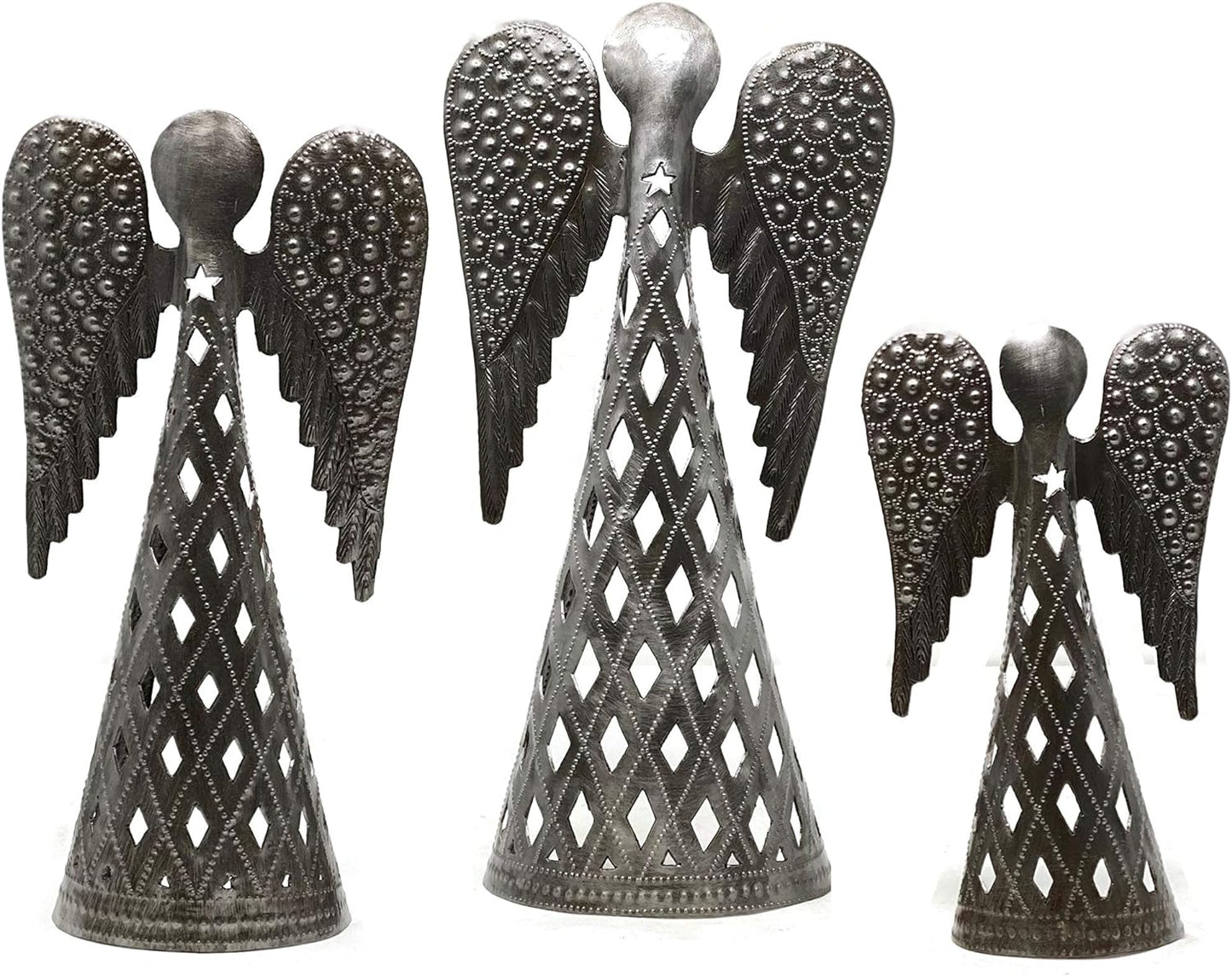 Table Top Decorations 11", 9" and 7" set of 3 Handmade Haiti