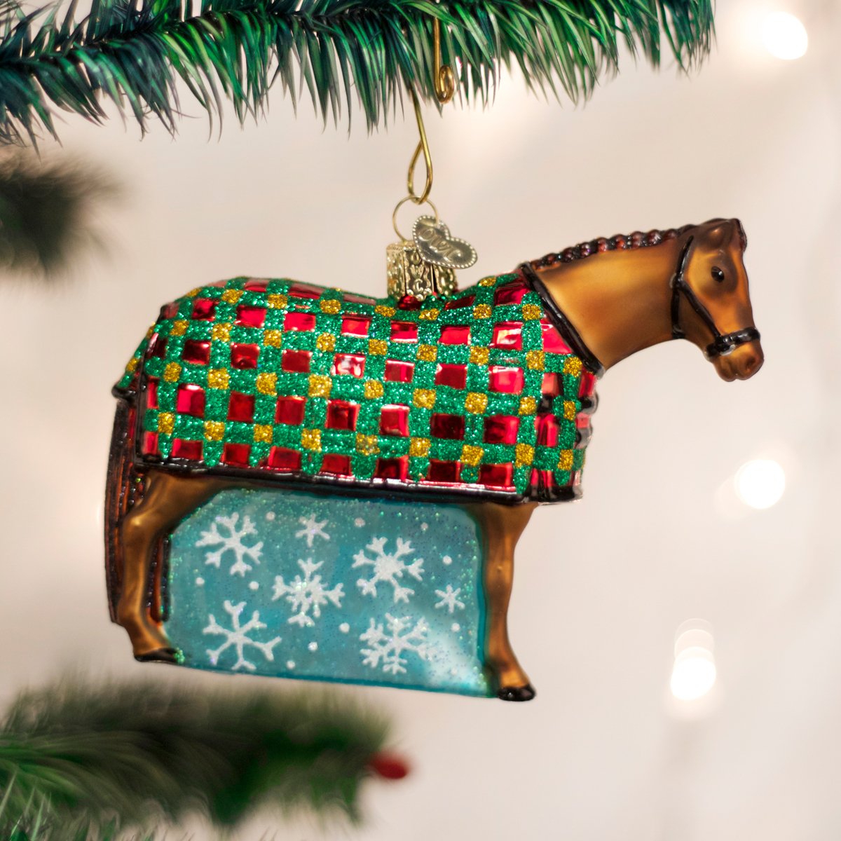Snowflake Horse Christmas Ornament (Gift Boxed)