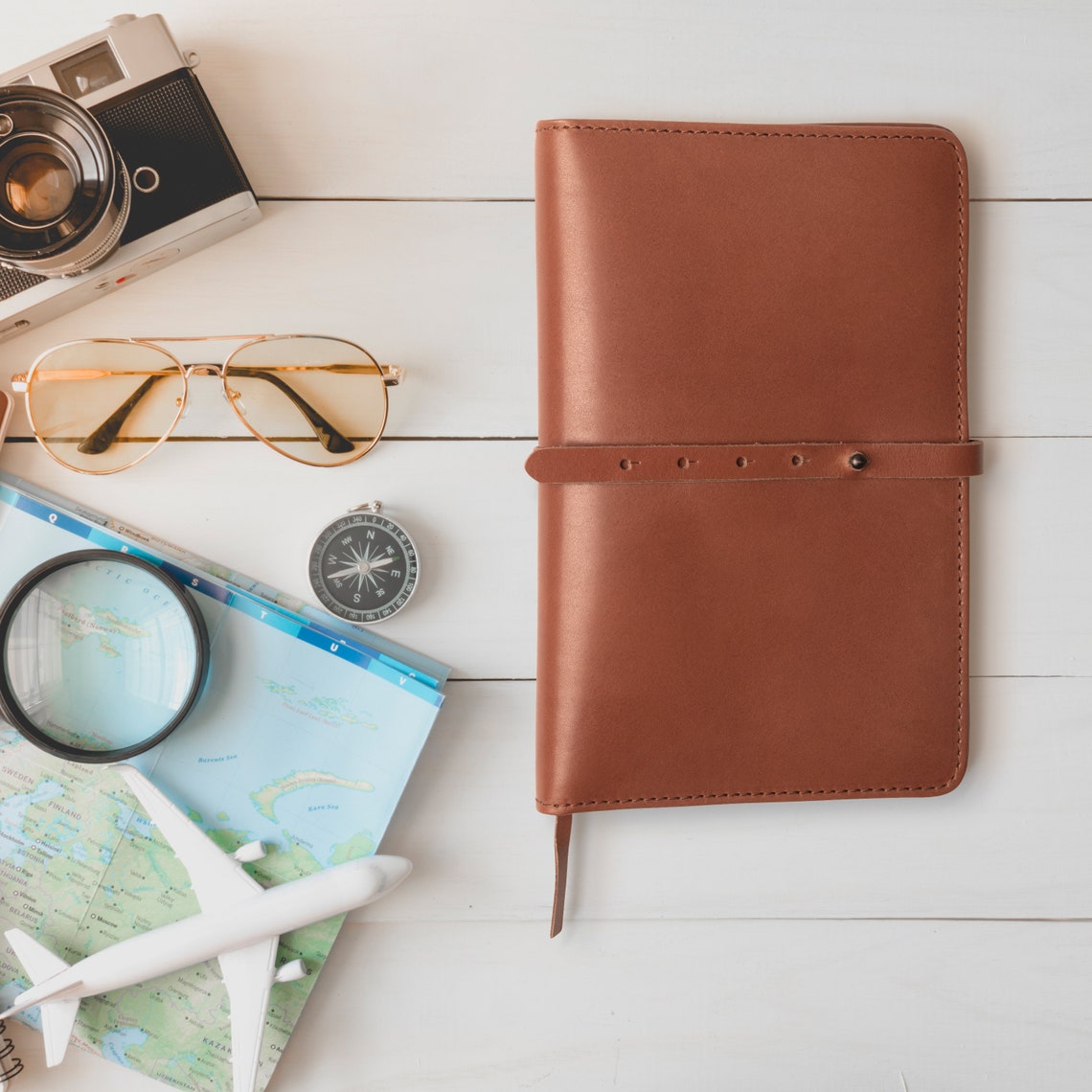 Theodore A5 Leather Journal Cover