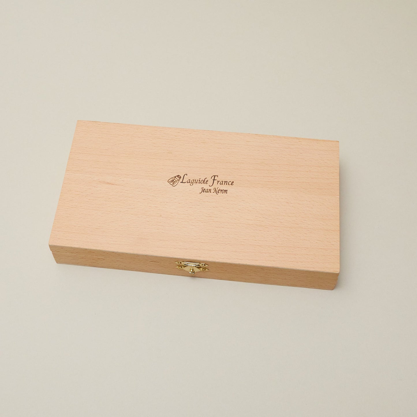 Laguiole 6 Piece Steak Knife Set, Stainless Steel in Wood Presentation Box