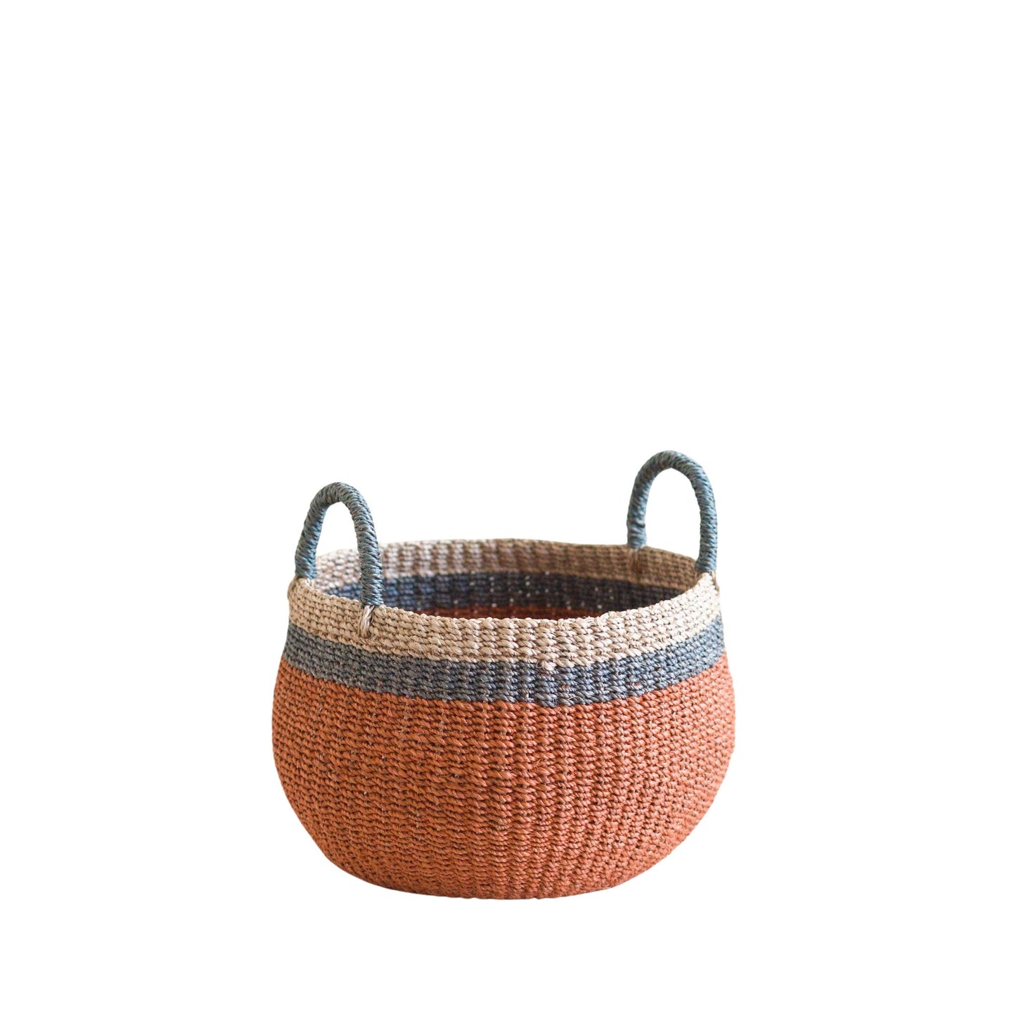 Coral Tabletop Catch-All with Handle