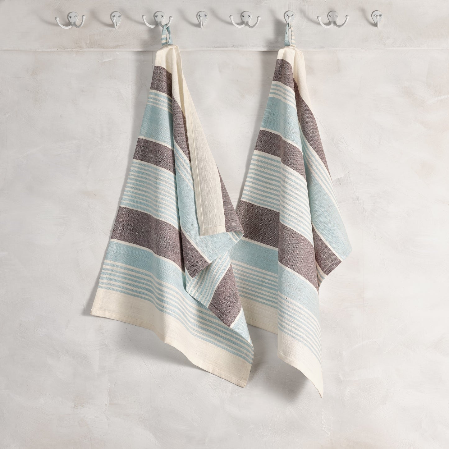 Handwoven Cotton Kitchen Towels | 27″ × 19″ | Set of 2 | Fair Trade | ELORA