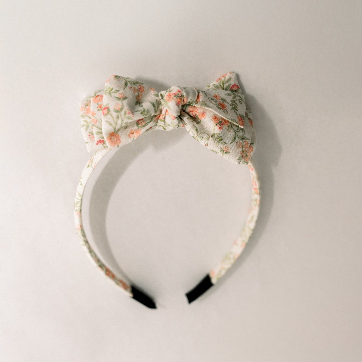 Three Little Bows Headband- Blushing Blooms