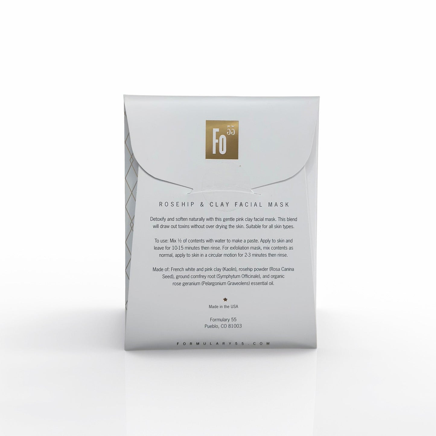 Face Mask Botanical Treatment - ROSEHIP & CLAY