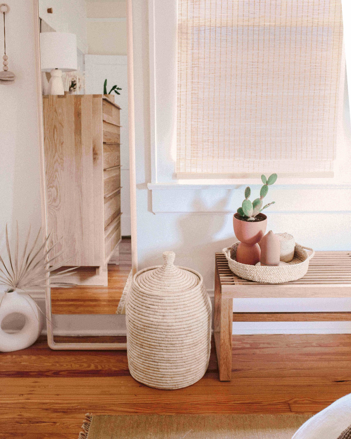 Braided Raffia Tray