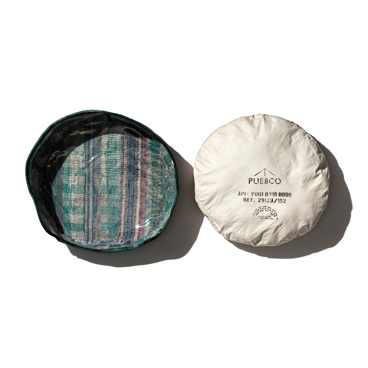 Vintage Kantha Quilt Pet Bed with Cushion