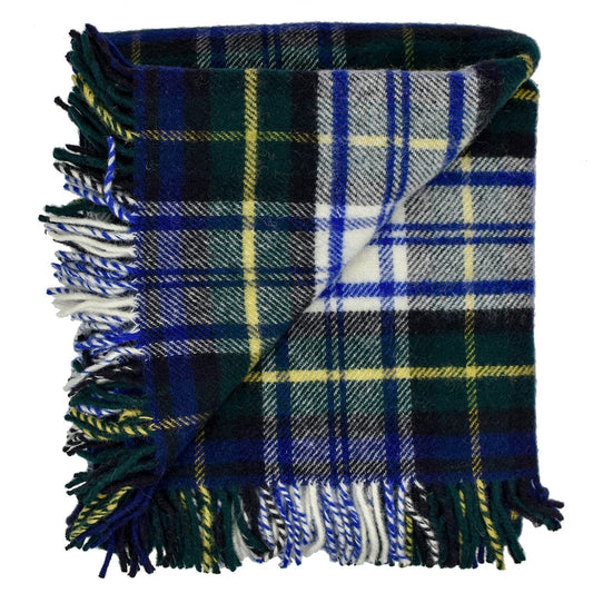 Highland Tweeds Pure New Wool Fluffy Throw ~ Dress Gordon ~