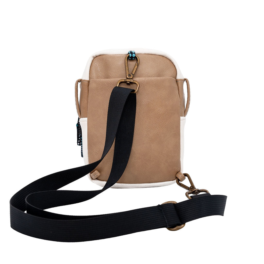 Rozi Convertible Vegan Leather Crossbody Sling Bag