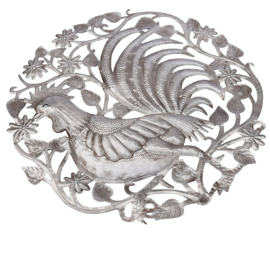 Handmade Haitian Metal Rooster Wall Art – Fair Trade Recycle