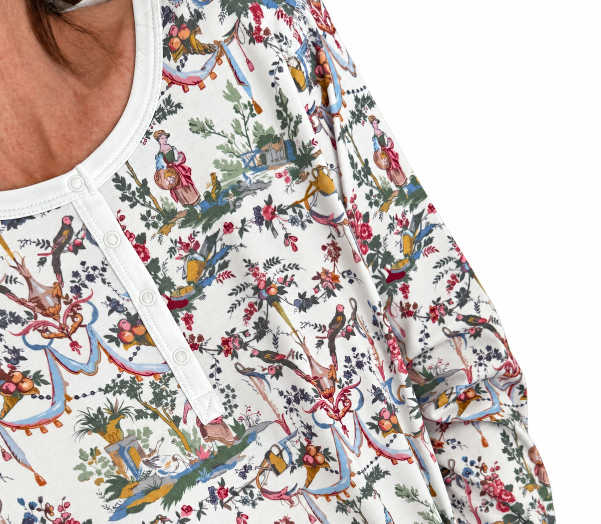 Toile Pima cotton pajamas