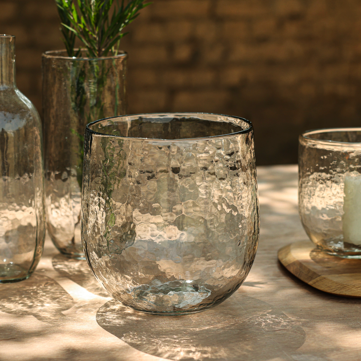 Pebbled Ice Bucket / Vase