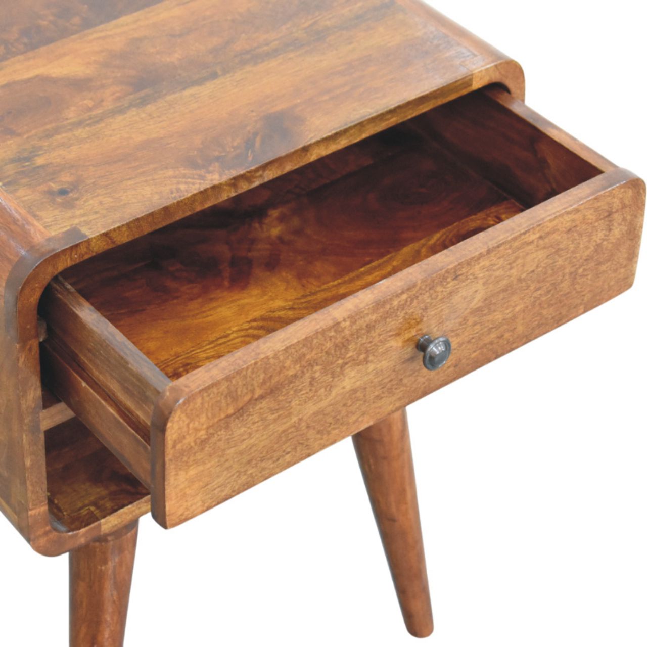 Solid Wood Avora Chestnut Nightstand