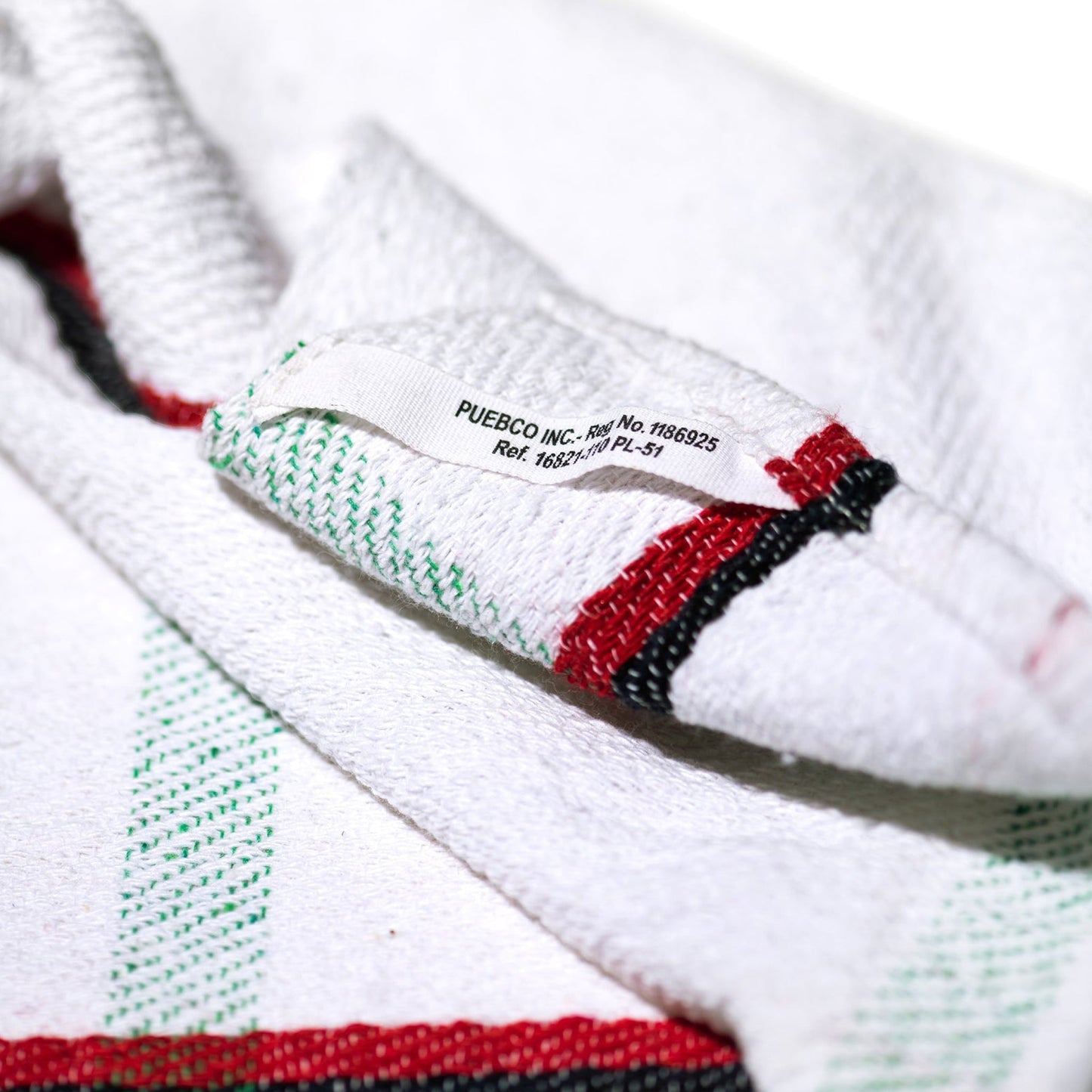 India Kitchen Towel - Red & Black Line