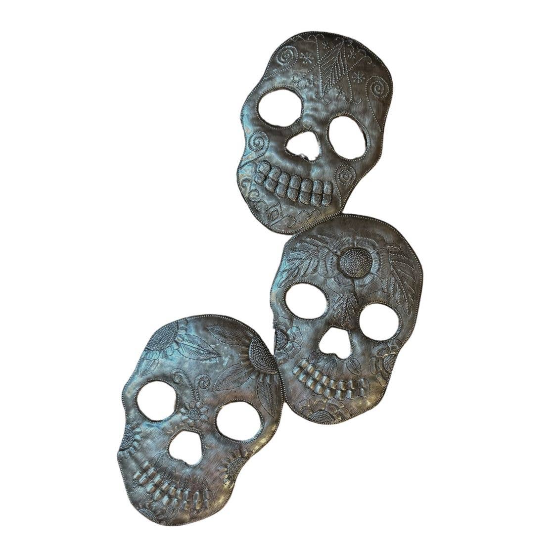 Skull, Day of the Dead, Halloween Decor, Fair Trade Handmade