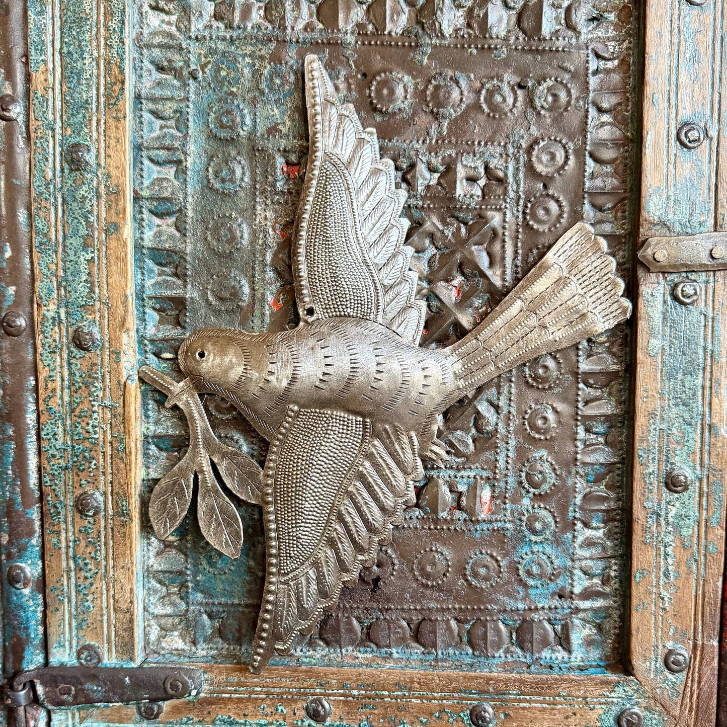 Haitian Dove of Peace Metal Wall Art Handmade Fair Trade
