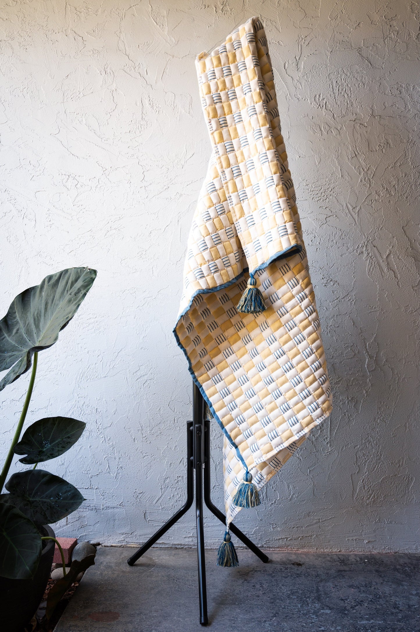 Osira Handwoven Sujani Throw