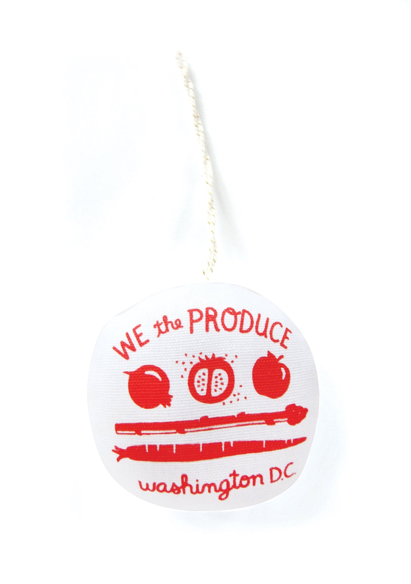 DC Produce Flag Holiday Ornament