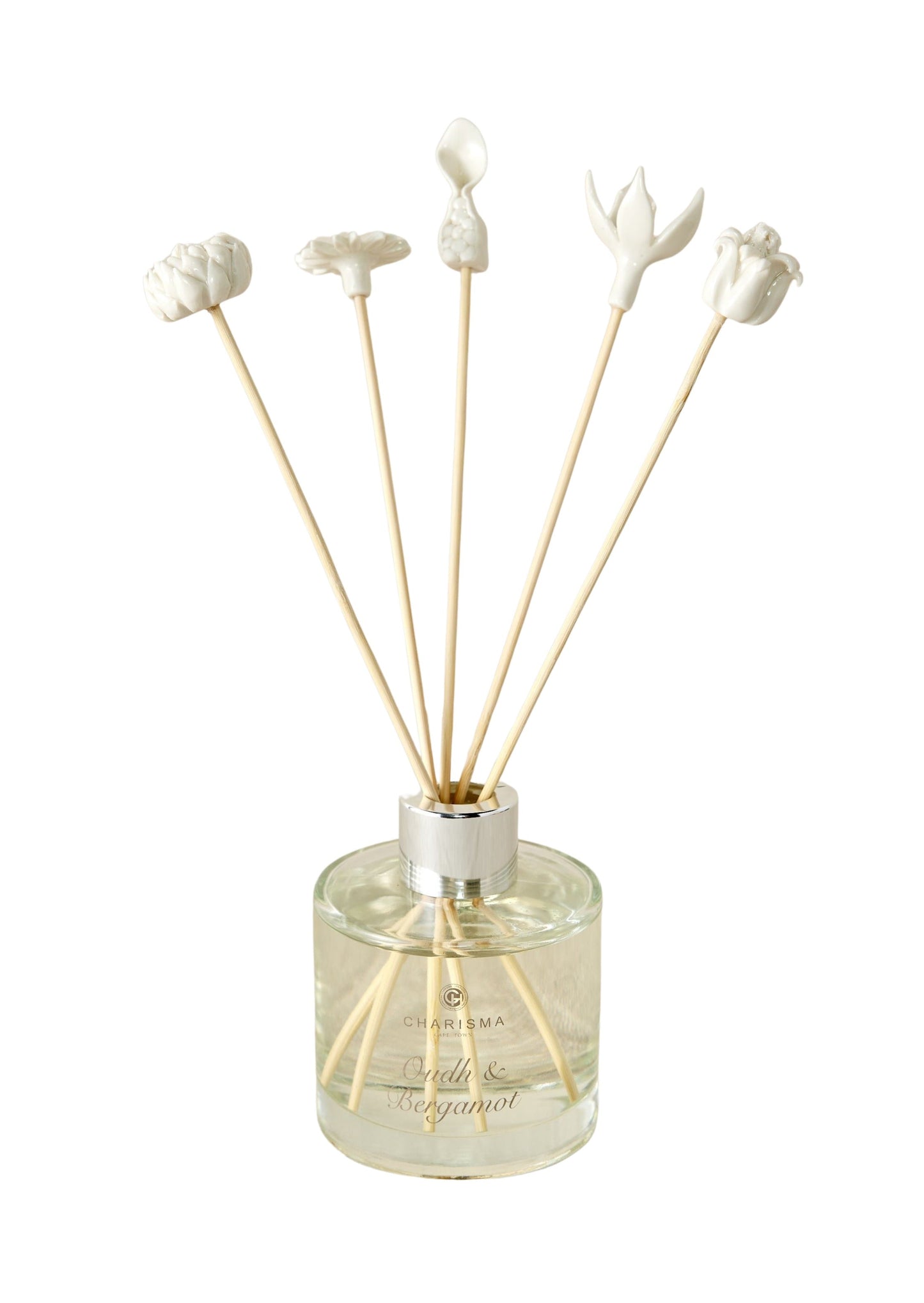 African Flowers Bamboo Diffuser Set