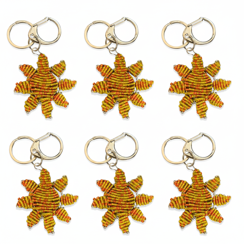 Sun Keyring (Set of 6)
