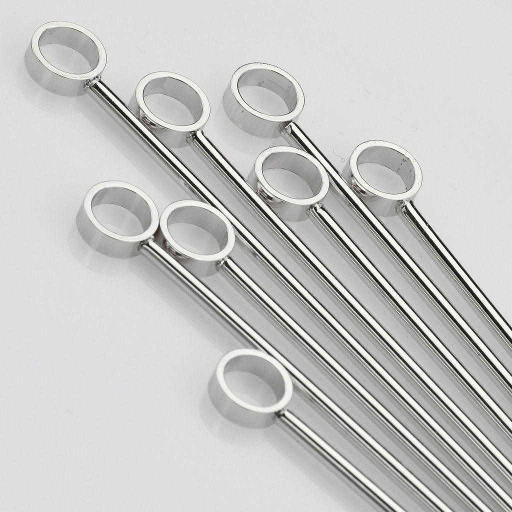 8-Pack Professional XL-Cocktail Picks (Silver)