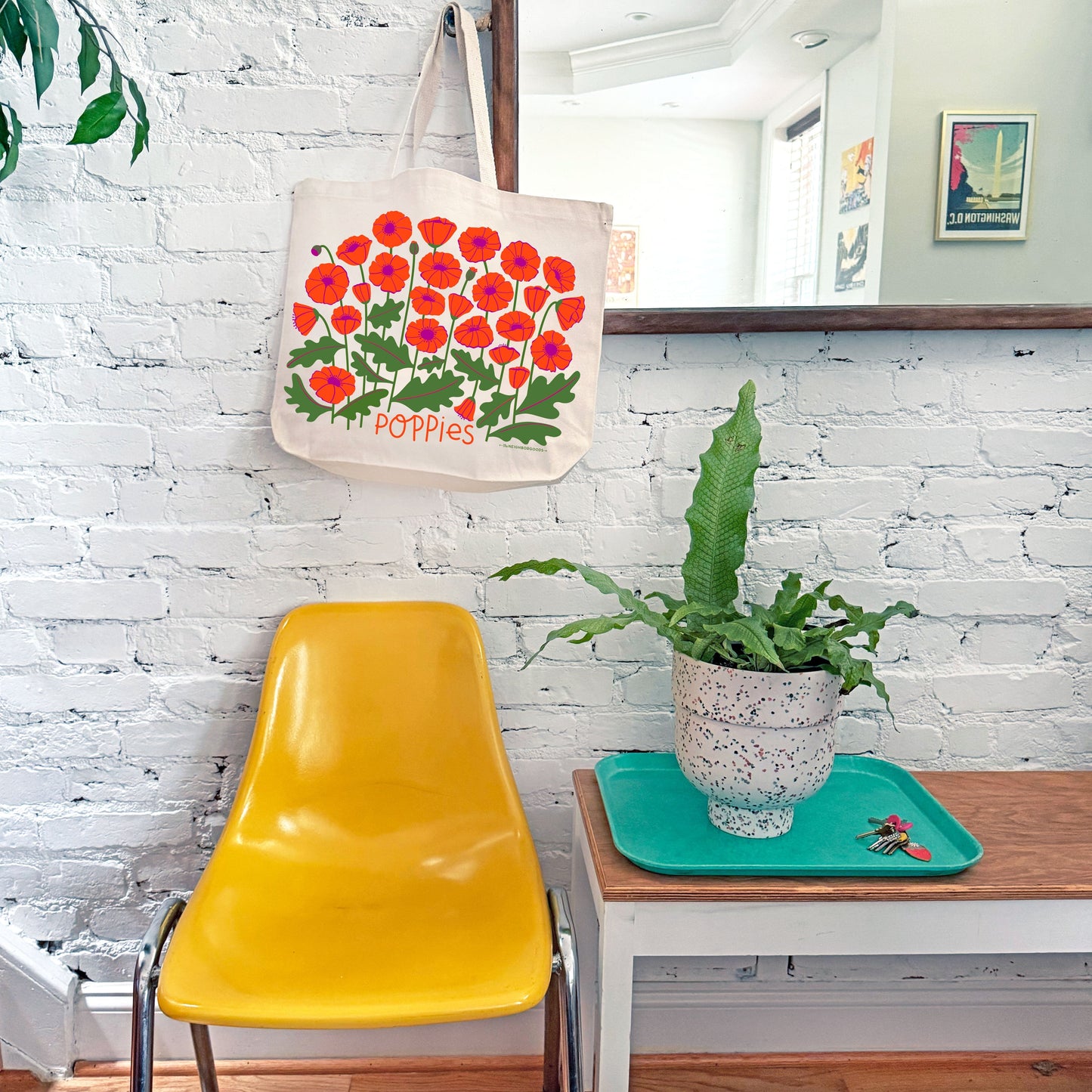 Poppy Tote Bag