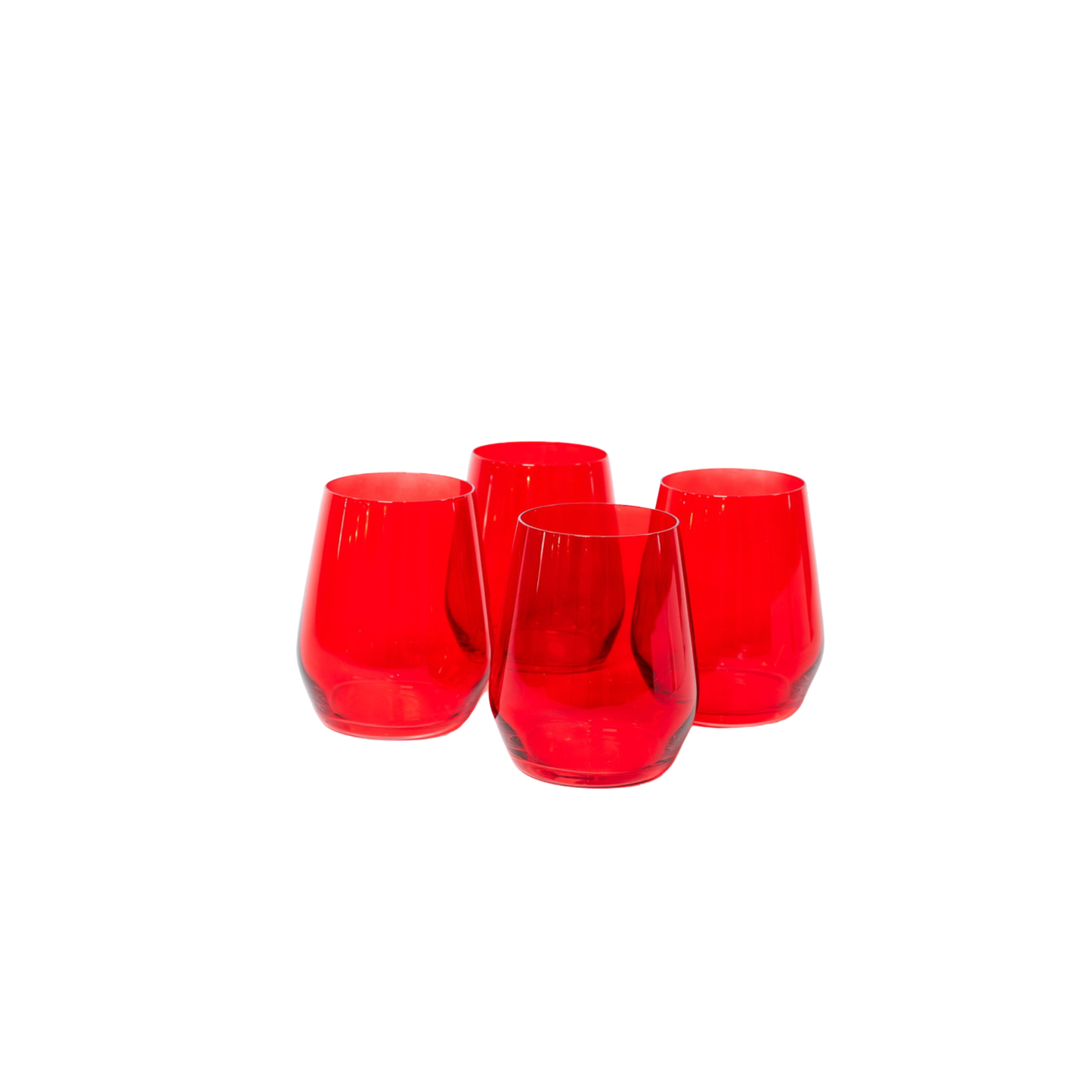 Cherry Red - Colored Wine Glass