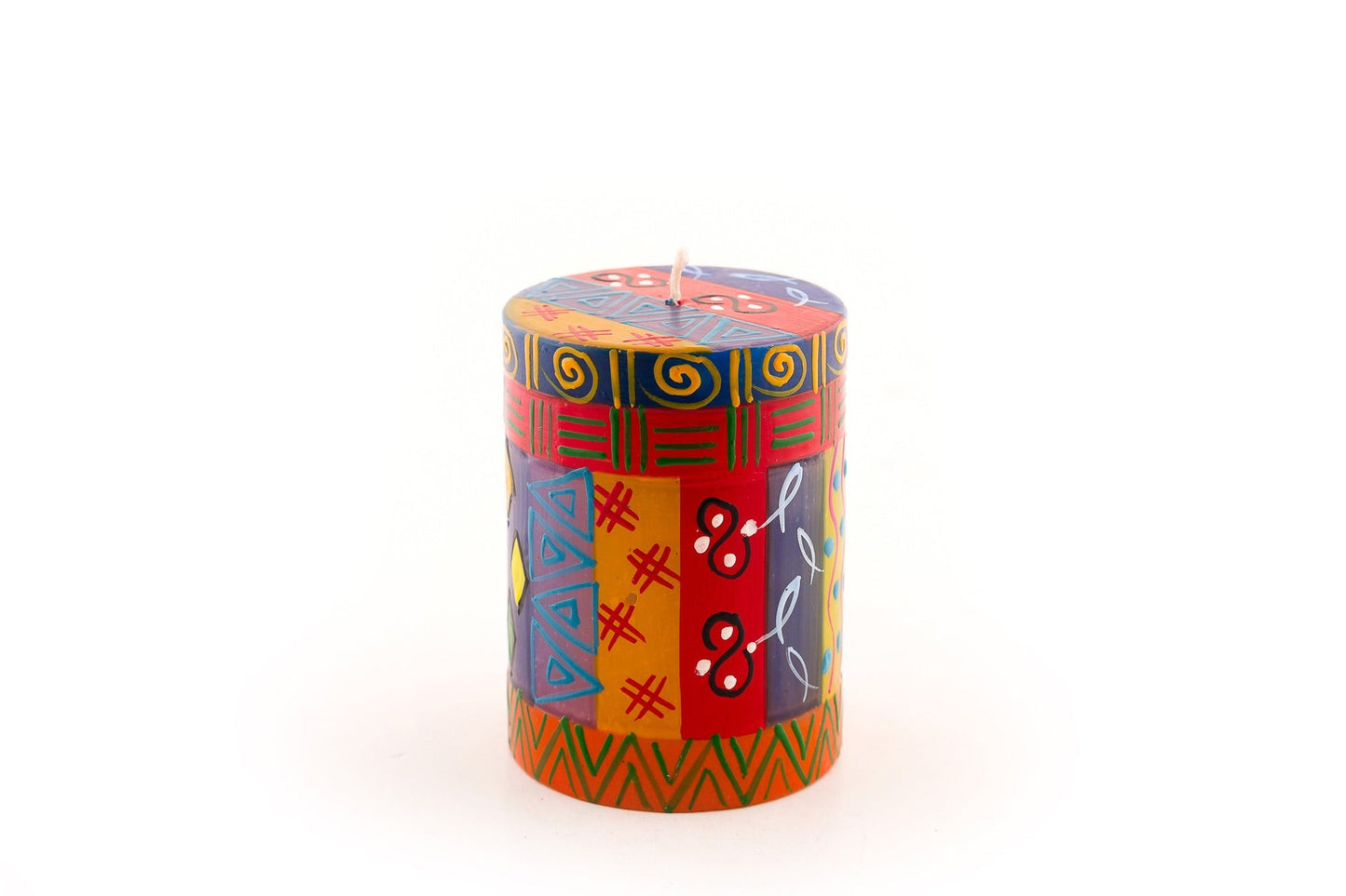 Multi Color Painted Candles