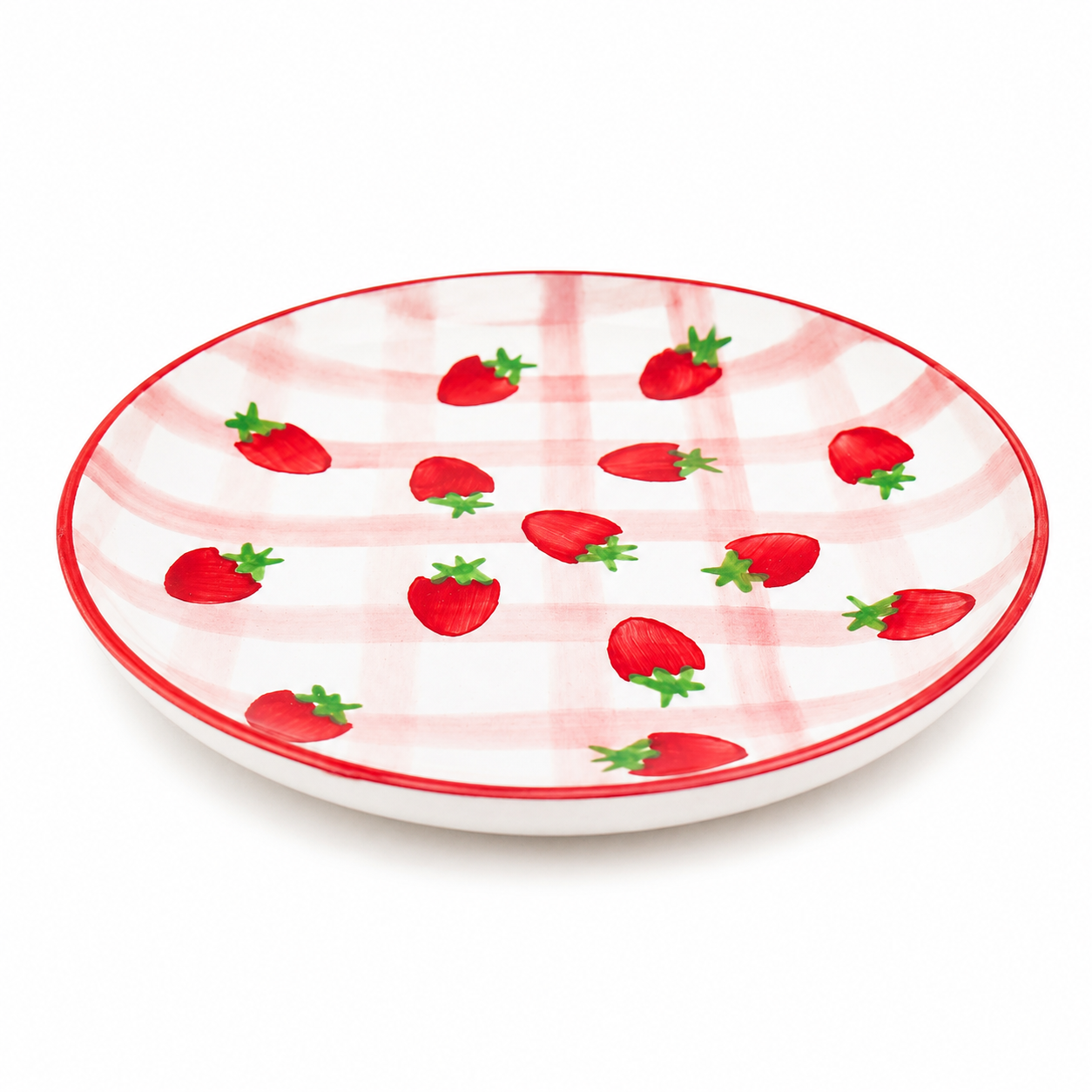 S/2 Dessert Plate - Strawberry Shortcake
