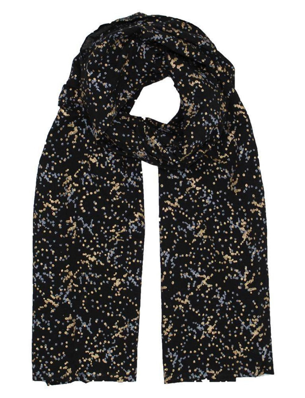 Splatter Dot Scarf - Organic Cotton