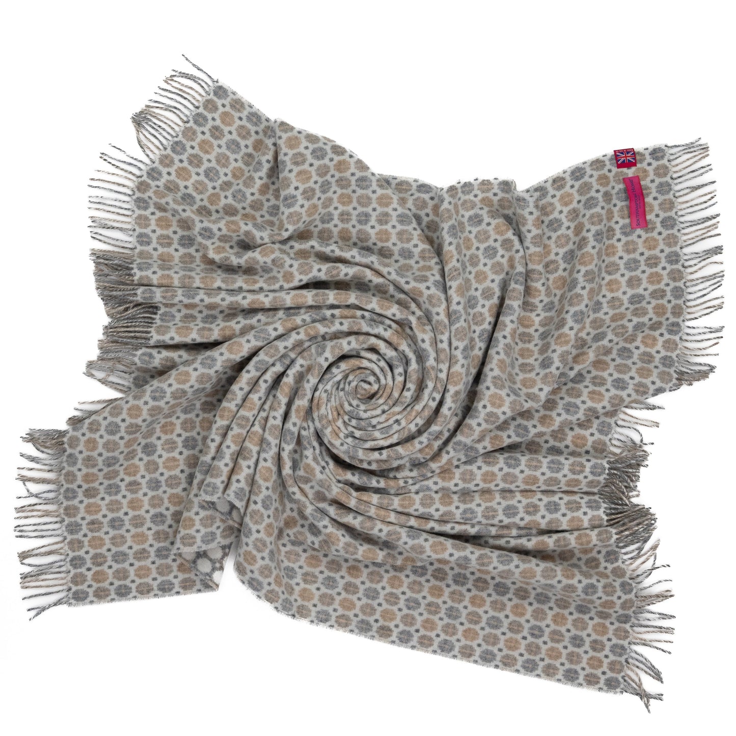 Southampton Home Merino Wool Medallion - Natural