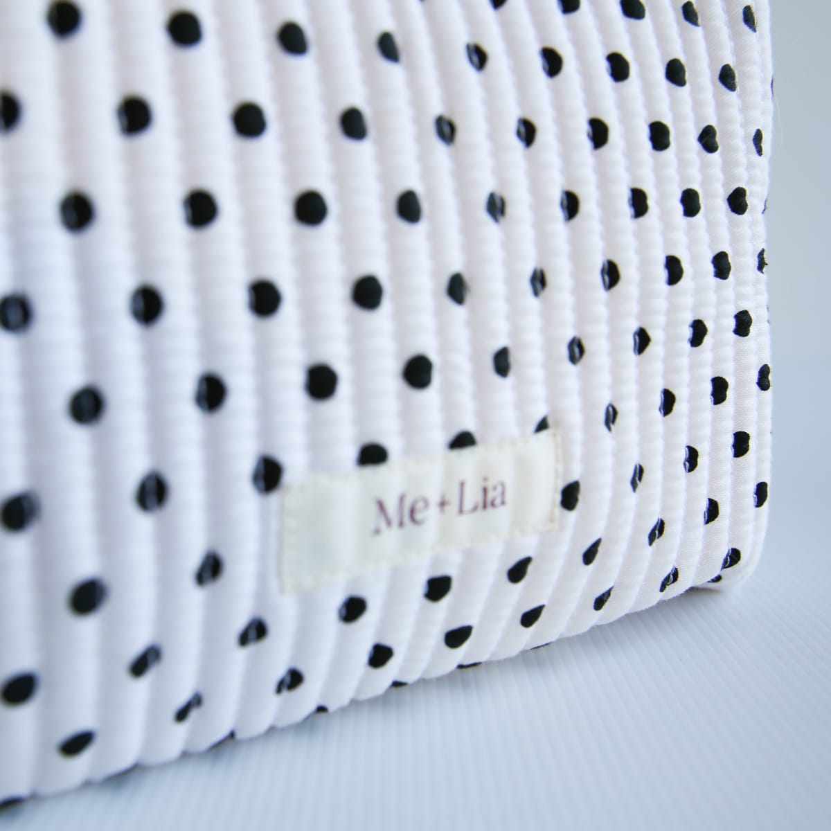 Polkadot Black Make-up Pouch - Small