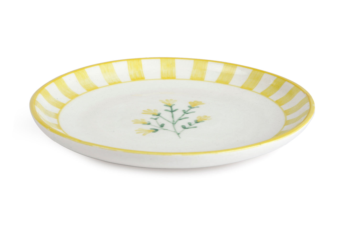 Ceramic Dessert Plates - Sunshine Spring , 7 Inches (Set of 4)